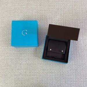 Gemesis diamond earrings - round brilliant cut .24 & .25 carats